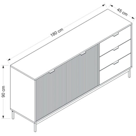 Buffet SENZA 180cm