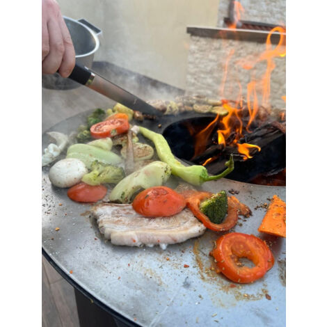 Barbecue à Charbon de Bois sur Trépied 57cm Grille Cuisson & Couvercle Thermostat Bac à cendres Barbecue rond 2 roues INTEC - Jardin Barbecue à Charbon de Bois sur Trépied 57cm Grille Cuisson & Couvercle Thermostat Bac à cendres Barbecue rond 2 roues INTEC - Jardin