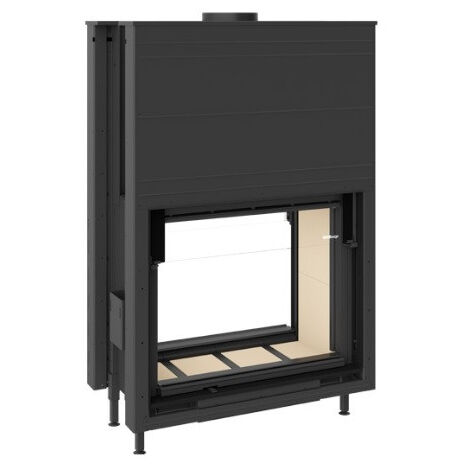 Insert cheminée à bois KFD Linea DF V 1190 3.0, 20 kW double vitre (1/5)