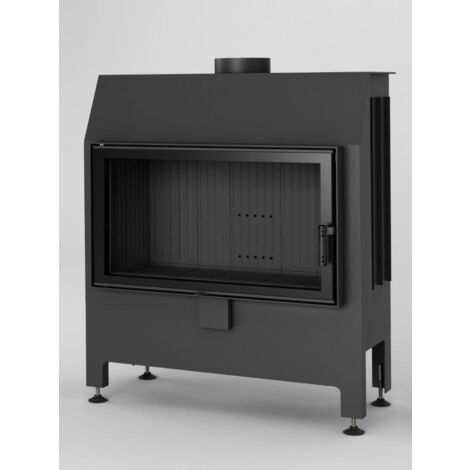 Insert à bois Heatro 81 noir - 92cm (1/4)