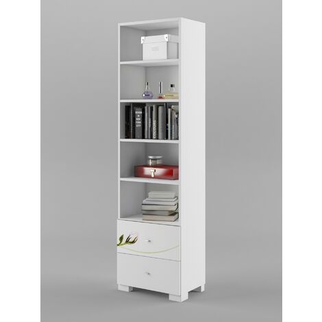 Bibliothèque Grace 55 cm blanc (1/5)