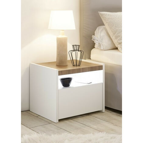 Lot de 2 chevets FULL 51 x 42 x 40 cm stelvio (1/4)