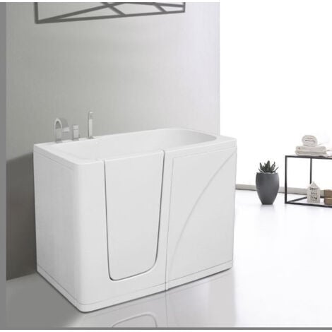Baignoire à porte ONDA Gauche 120 cm - Sans
