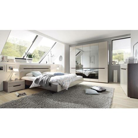 Chambre complète HEKTOR 160x200 cm - avec armoire (1/5)