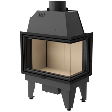 Insert cheminée à bois SIDRA 17 kW 2 vitres version droite (1/5)