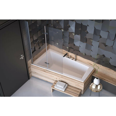 Azura Home Design – Baignoire d'angle ULTIMA gauche 160 cm slim – Acrylique blanc renforcé – Ultra-slim 15 mm – Confort ergonomique pour salle de bain