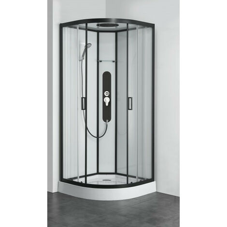 Cabine de douche VANDERA 90x90x225 cm montage rapide (1/4)