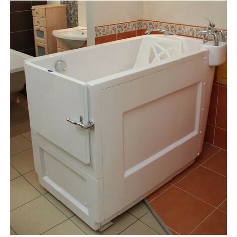 Baignoire à porte ROSALIE 130x68x90 cm