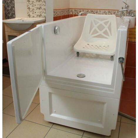 Baignoire à porte ROSALIE 130x68x90 cm