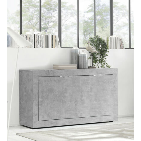 Buffet BASIC finition béton 160 cm (1/2)