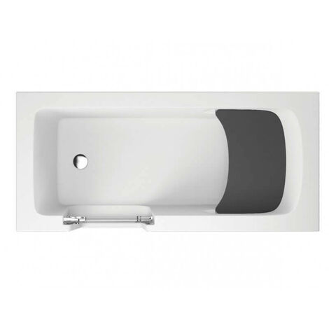 Baignoire à porte ADELAIDE II NOIR160/170/180x75/80x54 cm - 170cm