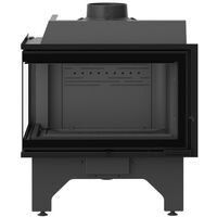 INSERT KFD ECO iLUX 90 L-R - Angle: Gauche - Volet (insert cheminée): Avec - Support (insert cheminée): Avec - Entrée d'air direct (Insert cheminée): Avec