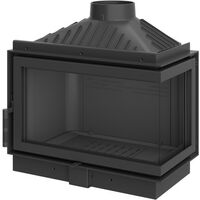 INSERT CHEMINÉE KFD ECO MAX 7 L-R standard - Angle: Gauche - Volet (insert cheminée): Sans - Support (insert cheminée): Avec - Entrée d'air direct (Insert cheminée): Sans