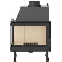 INSERT CHEMINÉE KFD ECO 70 L-R - Angle: Droit - Volet (insert cheminée): Avec - Support (insert cheminée): Sans - Entrée d'air direct (Insert cheminée): Avec