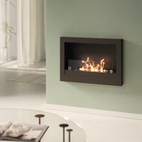 BIOCAMINO RUBIS MODÈLE TREVISO NOIR TECNOAIR SYSTEM