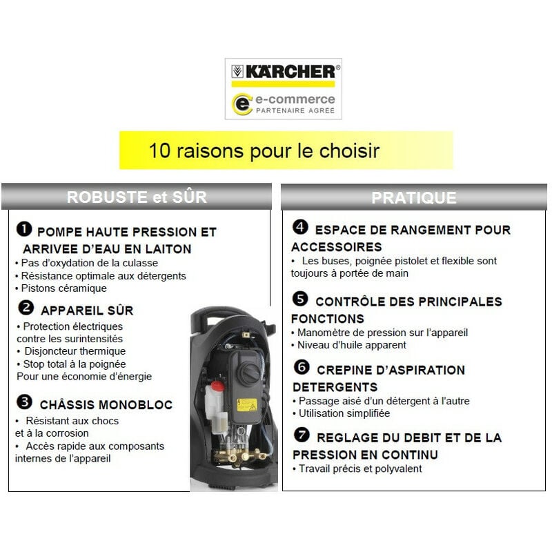 Nettoyeur haute pression électrique KARCHER K7 premium smart control, 180.0  bar(s)