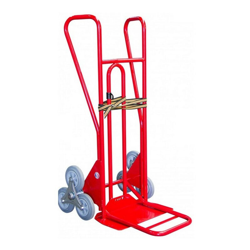 Diable pliable escalier STANDERS, charge garantie 70 kg 3 roues