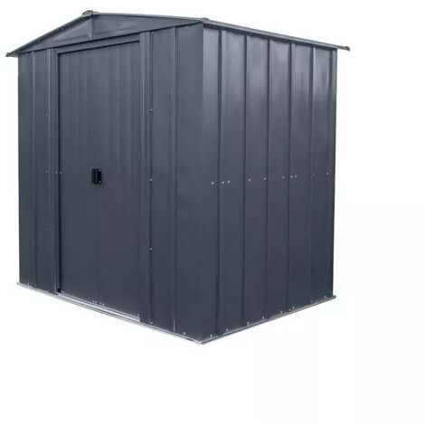 Abri métal Habrita Foresta Spacemaker Apex 2,92m2 toit 2 pentes spécial espace restreint (1/4)