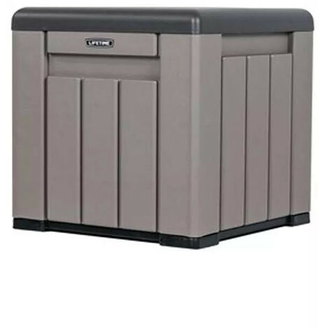 Cube de rangement Habrita Foresta CU0505BO 0,13m3 imitation bois (1/3)