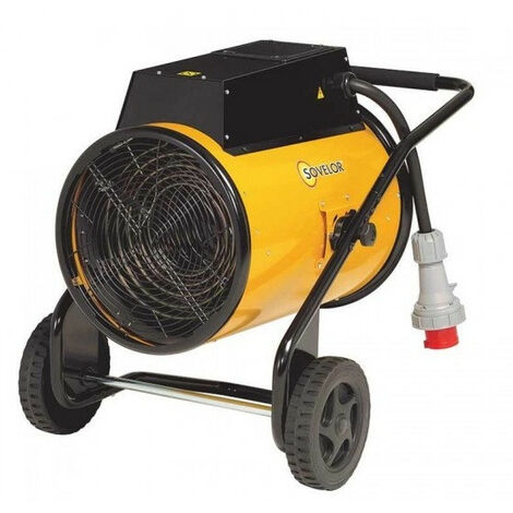 Sovelor - Chauffage Air pulsé mobile sur roues électrique gainable 40kW - C40G