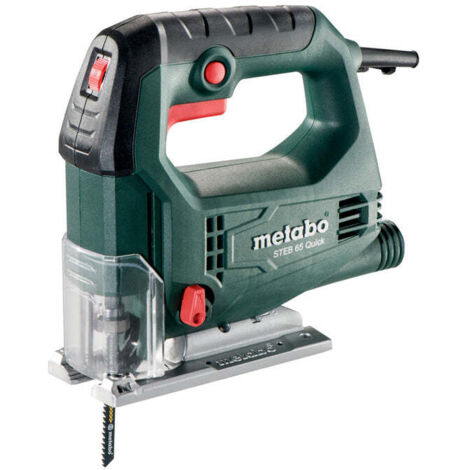 Scie sauteuse 450W – Profondeur de coupe 65mm – Système Metabo Quick pour changement de lame sans outil – Vitesse variable 600-3000/min (1/6)