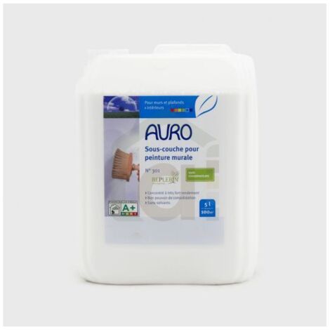 Sous-couche lisse pour peinture murale n°301 AURO, (1/4)