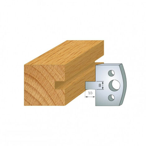 Leman - Jeu de 2 contre-fers profilés Ht.40 mm N°094