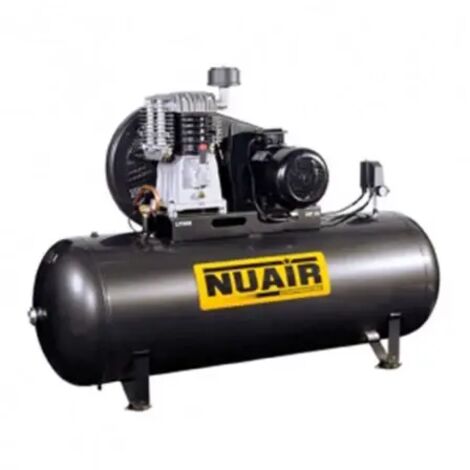 Compresseur d'air à piston bi-étagé 270 litres 5.5 CV NUAIR