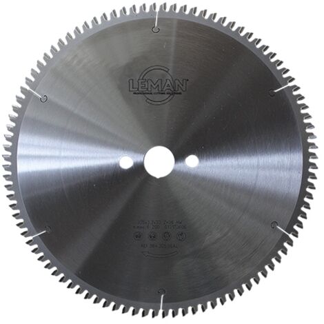Leman – Lame de scie circulaire carbure Alu 305mm – Alésage 30mm – 96 dents pour découpe métaux non-ferreux – Épaisseur 3,2/2,5mm