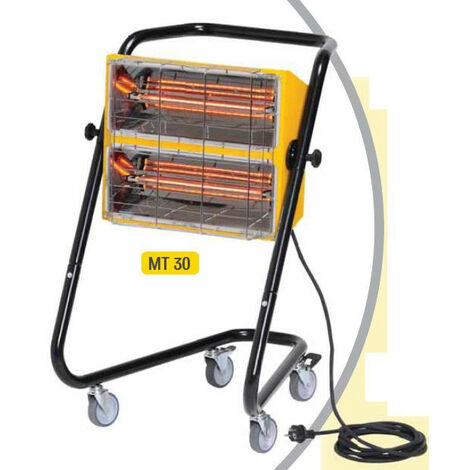 Sovelor - Chauffage mobile rayonnant électrique halogène à quartz 3kW - MT30 (1/6)