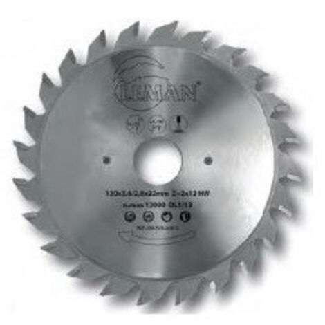 Leman - Lame carbure inciseur extensible 120x20 mm 2x12 dents (1/5)