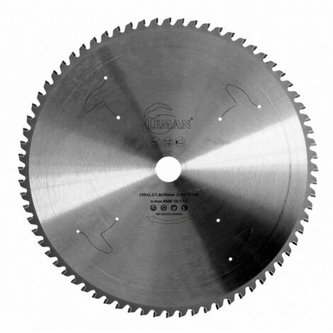 Leman – Lame de scie circulaire 216mm – Alésage 30mm – 54 dents – Épaisseur 2,0mm – Pour inox – Coupe nette sans éclat (1/3)