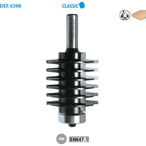 Leman – Mèche d'assemblage carbure HM D.35 x L.38 mm – Queue 8 mm – Pour assemblages précis dans bois dur et tendre – Compatible défonceuses standard