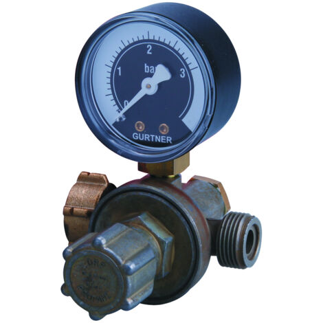 Mano-détendeur haute pression Propane avec manomètre 8kg/h - 0,5 à 3b