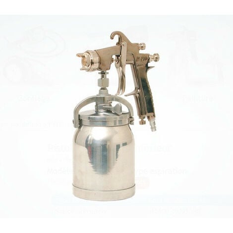 Lacme - Pistolet de peinture pneumatique 1L SW godet inférieur
