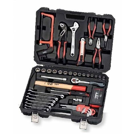 Promac – Coffret multi-outils 75 pièces – Inclus marteau, cutter, pinces, clés – Pour travaux de précision – X573B (1/2)