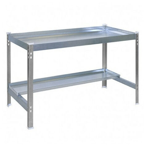 Simonrack Table de préparation de jardinage gris robuste