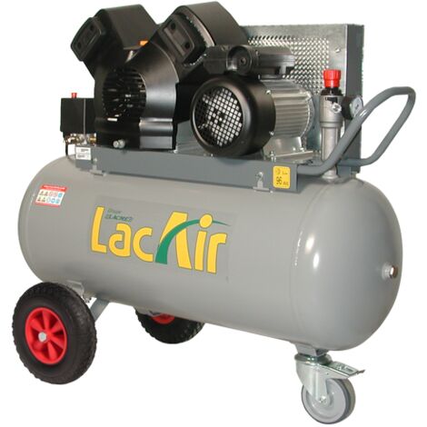Lacme – Compresseur mobile TwinAir 23/100M 100L 11 bar 23 m³/h mono – Moteur bicylindre en V – Débit restitué 16,6 m³/h – 462300 - MONO 100 L (1/7)