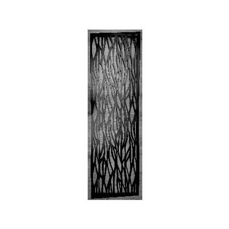Habrita Foresta - 5 panneaux moucharabieh en acier gris anthracite côté 3,60m pour pergola bioclimatique - PER3630M36