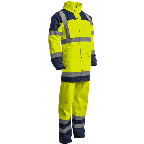 Ensemble de pluie de travail Jaune - COVERGUARD - HYDRA (taille au choix) S