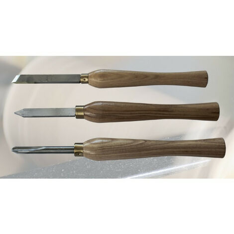 Lot De 11 Burins Rotatifs En Acier Au Carbone Et Métal Dur – Queue Carrée 10x10 Mm – Pour Tours Métaux – Longueur 150 Mm – Coffret Bois Inclus