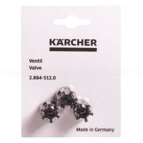 Jeu de soupapes Karcher 3 pièces pour nettoyeur haute pression