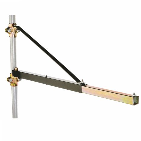 Ribitech – Potence pivotante pour palan électrique 1,10m – Acier laqué résistant – Charge max 600kg – Mécanisme pivotant pour levage précis
