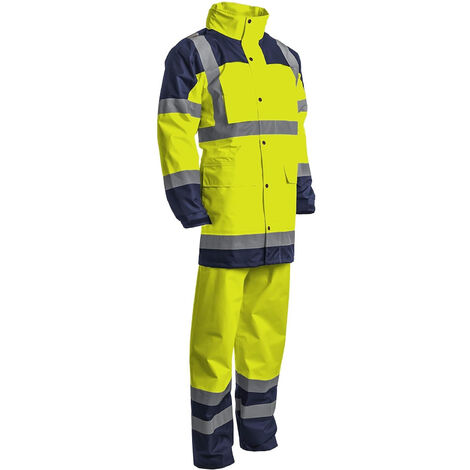 Ensemble de pluie de travail Jaune - COVERGUARD - HYDRA (taille au choix)  XL
