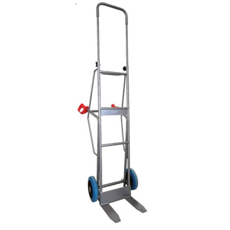Stockman – Diable maraîchers DMPO250RG – Charge 250 kg – Fourches 300x80mm – Roues gonflables D260mm – Corps PP haute densité