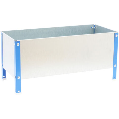 Jardinière Simon Rack SIMONGARDEN URBAN 410x1200x1200mm 400l bleu galva avec vis de montage (1/4)
