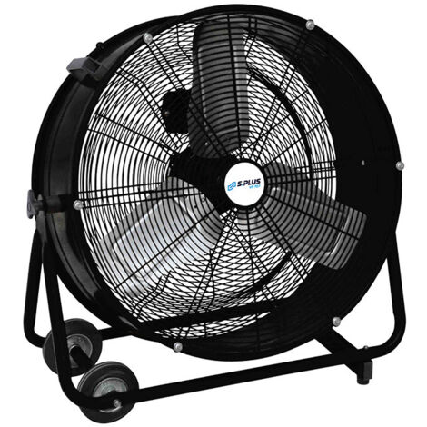Ventilateur industriel 67 cm 320W – Débit 7860 m³/h – 3 vitesses – Pour espaces de travail et événements – Conformité ErP – S Plus - 7860m3