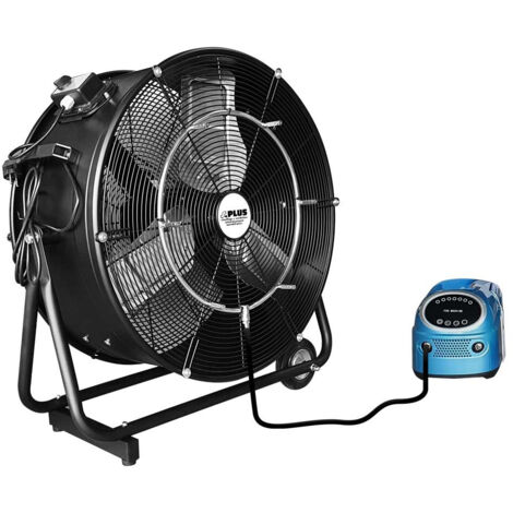 Ventilateur industriel S.PLUS VRB 70.1 avec kit de brumisateur à télécommande et minuterie