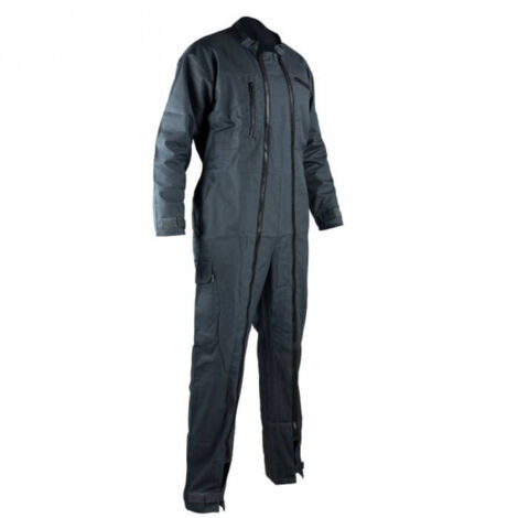 LMA – Combinaison de protection taille 0 – Sergé 65% polyester, 35% coton – Double fermeture zippée – 2 poches poitrine zippées