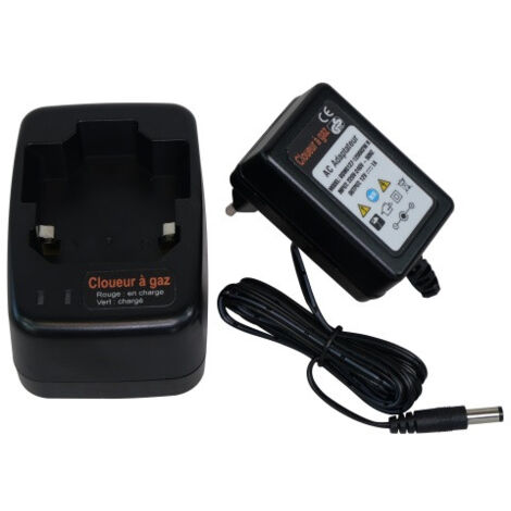 Chargeur adaptateur pour cloueurs – Compatible J-50 G1, 20/64 G1, F 22/35 G1 – Alimentation 230V – Charge rapide et fiable – Alsafix